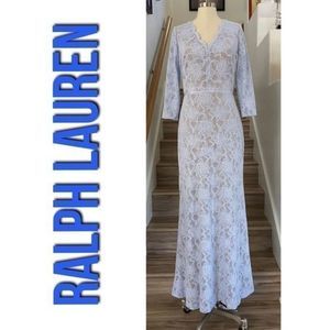 Lauren Ralph Lauren Lace long evening dress NWT Size 6